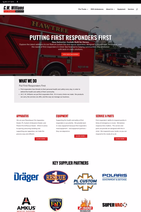C-W-Williams-First-Responder-Specialists Homepage 1440px
