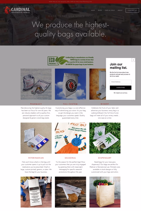 Cardinal-Bag-Envelope-Company Homepage 1440px