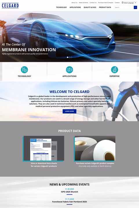 Celgard-Llc Homepage 1440px