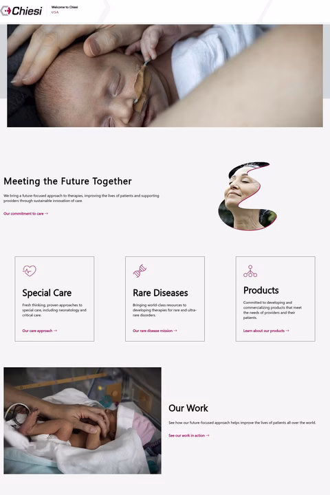 Chiesi-Usa-Inc Homepage 1440px