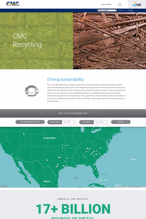 Cmc-Recycling Homepage 1440px