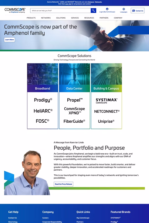 Commscope Homepage 1440px
