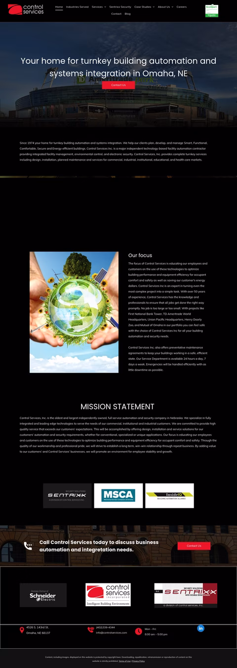 Control-Services-Inc Homepage 1440px