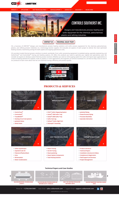 Csi-Heat Homepage 1440px