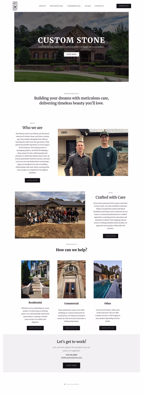 Custom-Stone-Tile Homepage 1440px