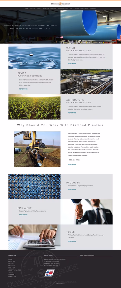 Diamond-Plastics-Corporation Homepage 1440px