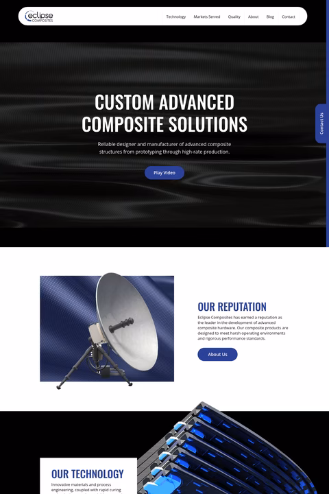 Eclipse-Composites Homepage 1440px