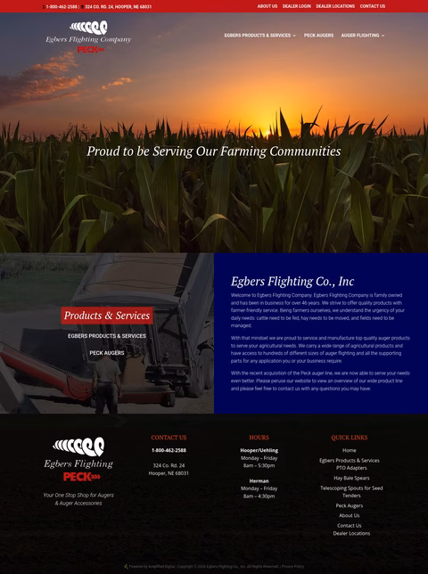Egbers-Flighting-Company Homepage 1440px
