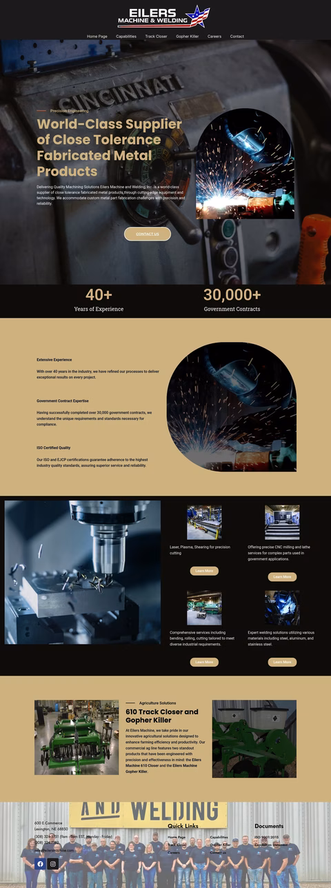 Eilers-Machine-Welding Homepage 1440px
