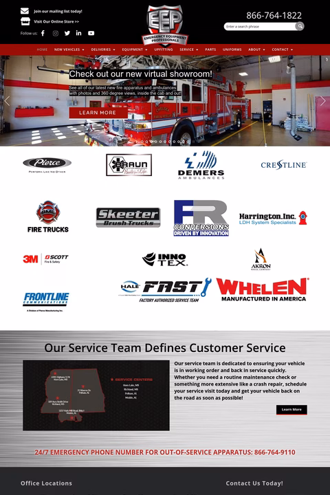 Emergency-Equipment-Professionals Homepage 1440px