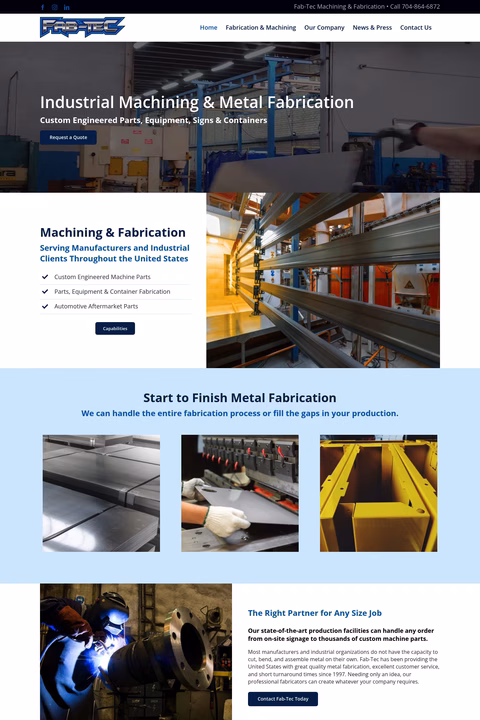 Fab-Tec Homepage 1440px