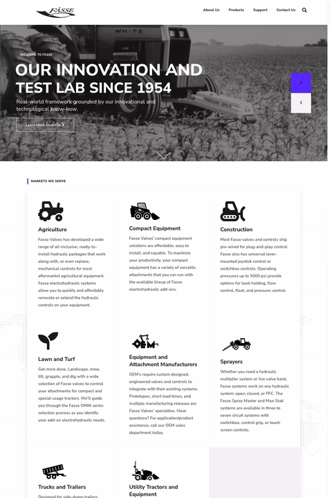 Fasse Homepage 1440px