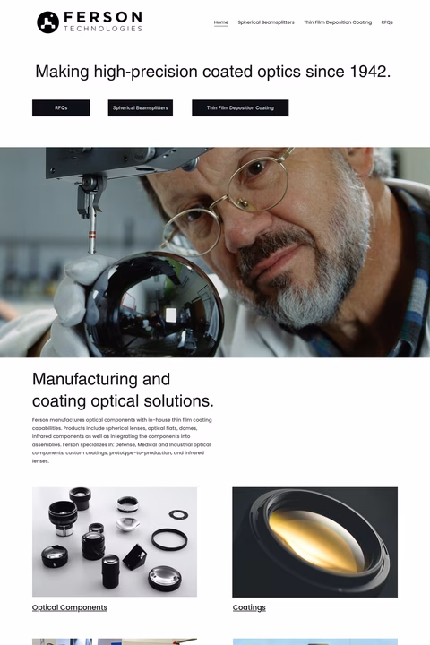 Ferson-Technologies Homepage 1440px