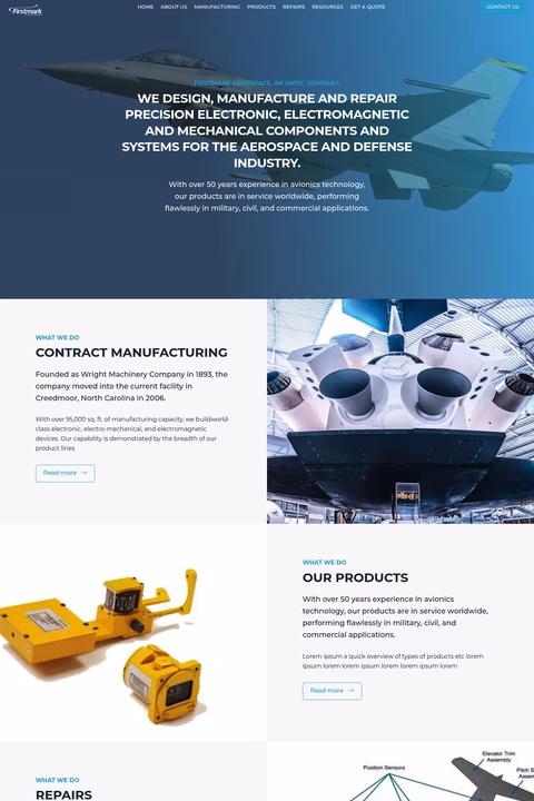Firstmark-Aerospace Homepage 1440px