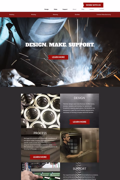 Fletcher-Industries Homepage 1440px