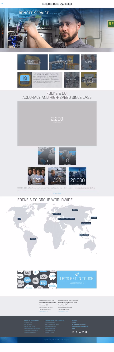 Focke-Co Homepage 1440px