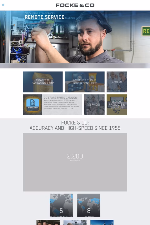 Focke-Co Homepage 1440px