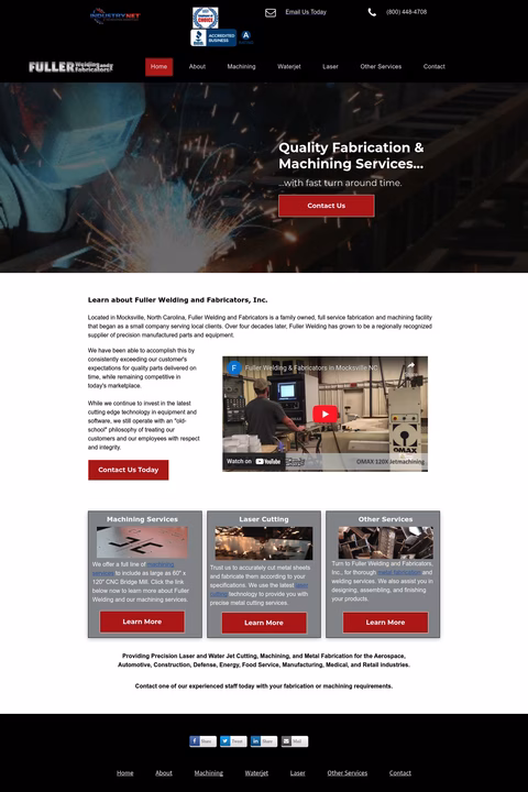 Fuller-Welding-Fabricators Homepage 1440px