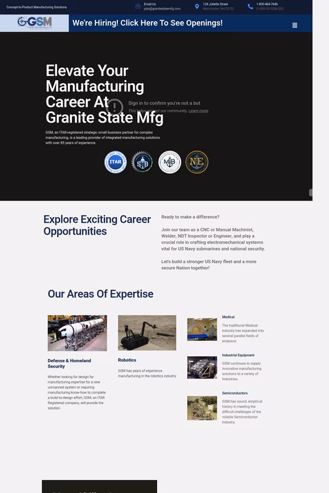 Granite-State-Manufacturing Homepage 1440px