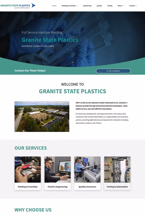 Granite-State-Plastics Homepage 1440px