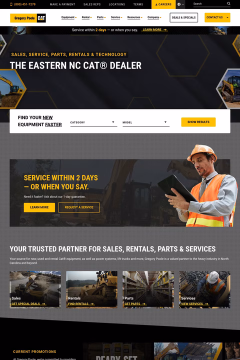 Gregory-Poole Homepage 1440px