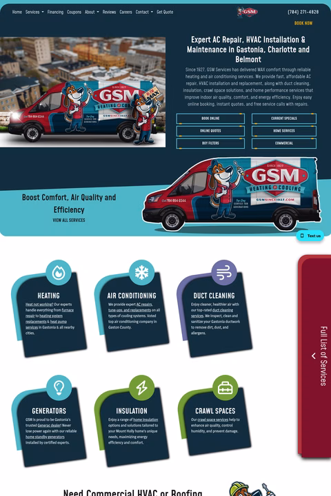 Gsm-Services Homepage 1440px