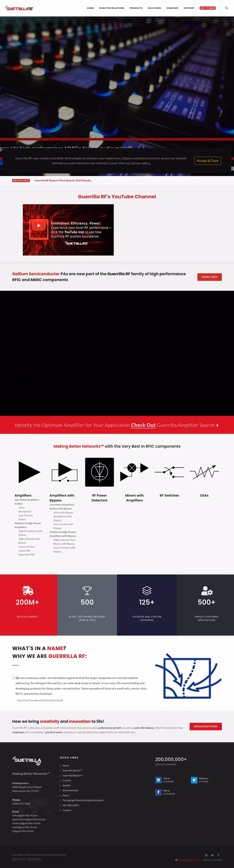 Guerrilla-Rf-Inc Homepage 1440px