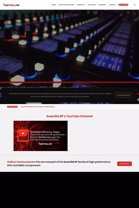 Guerrilla-Rf-Inc Homepage 1440px