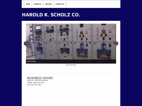 Harold-K-Scholz-Company Homepage 1440px