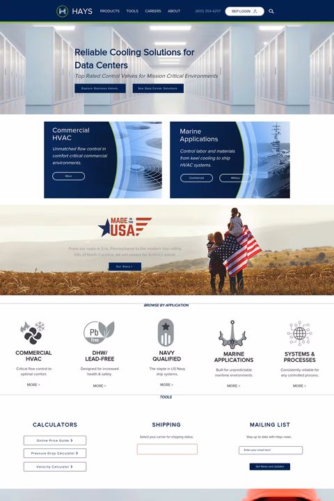 Hays-Fluid-Controls Homepage 1440px