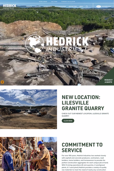 Hedrick-Industries Homepage 1440px