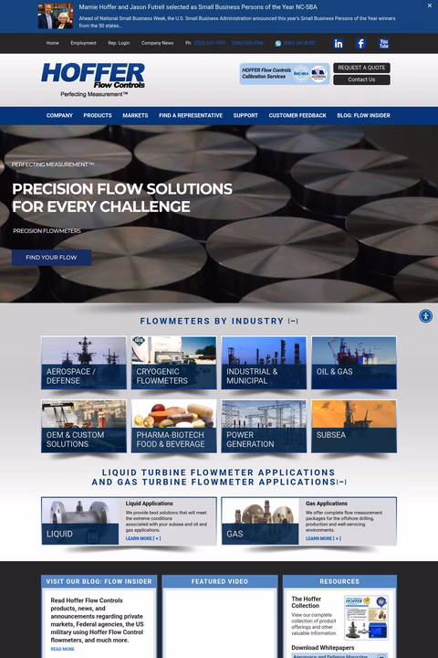 Hoffer-Flow-Controls Homepage 1440px