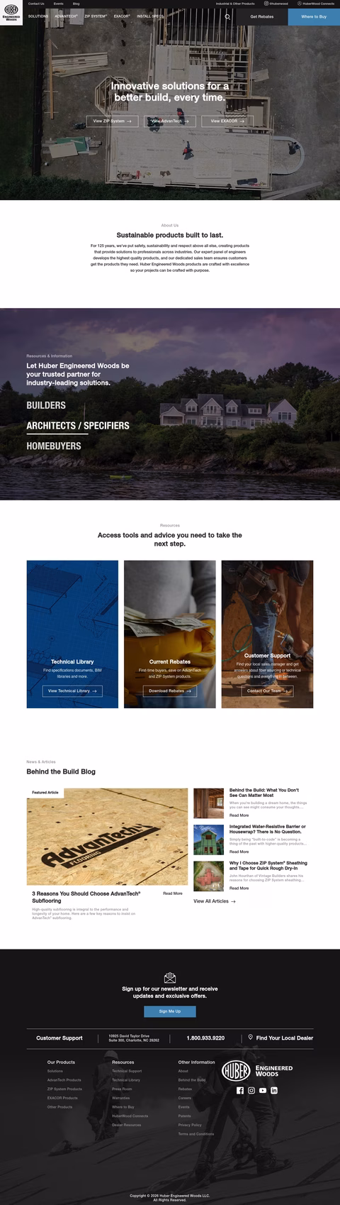 Huber-Engineered-Woods Homepage 1440px