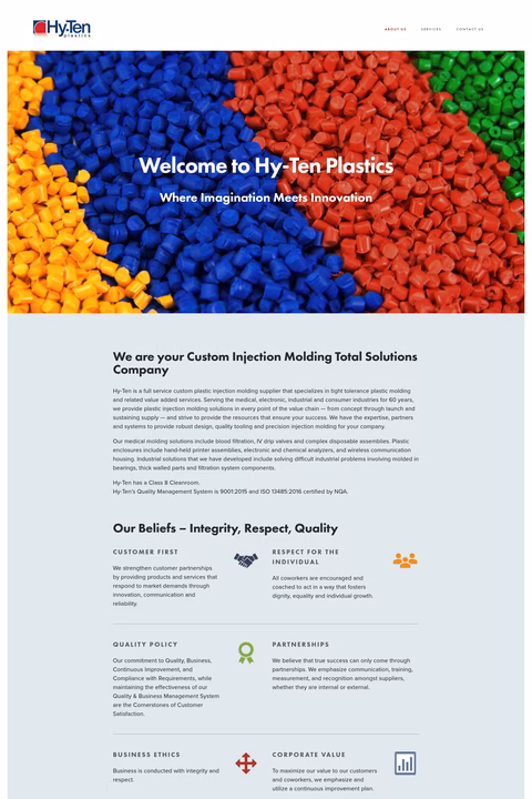 Hy-Ten-Plastics Homepage 1440px