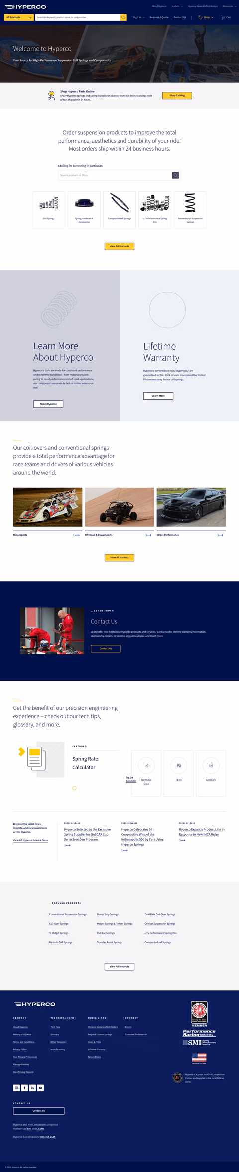Hyperco Homepage 1440px