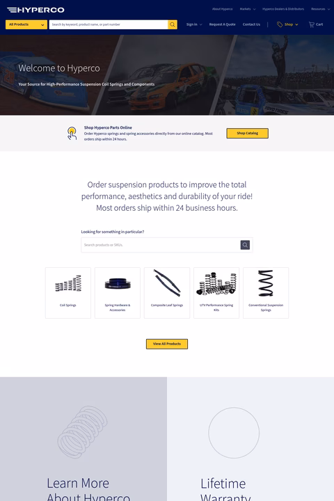 Hyperco Homepage 1440px