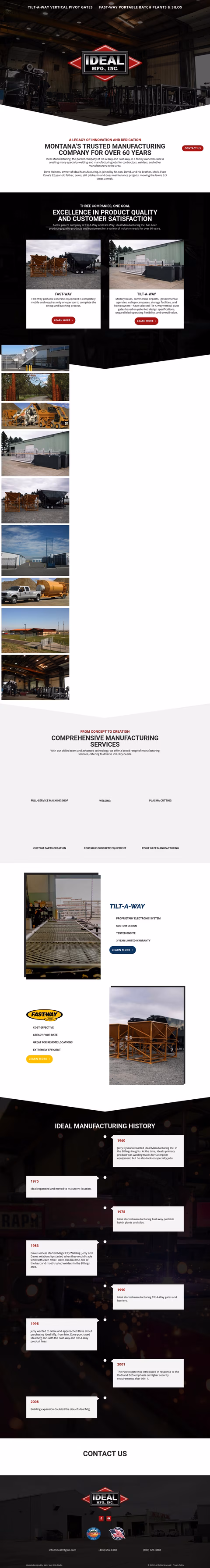 Ideal-Manufacturing Homepage 1440px