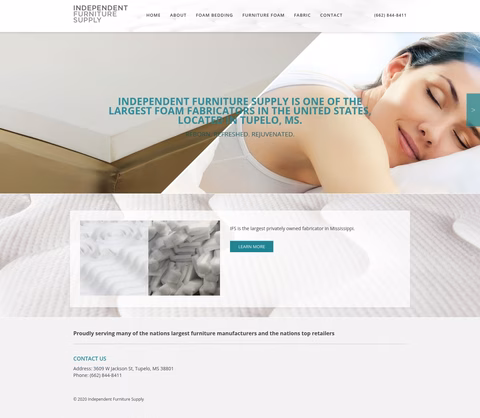 Independent-Furniture-Supply Homepage 1440px