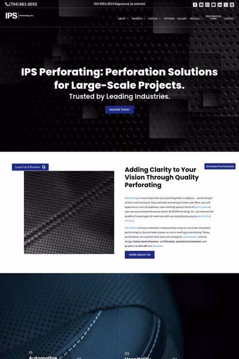 Ips-Perforating Homepage 1440px
