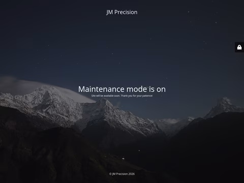 Jm-Precision Homepage 1440px