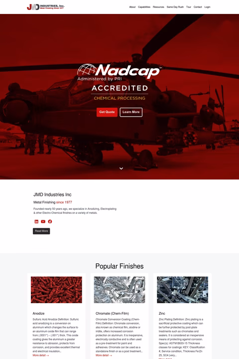 Jmd-Industries Homepage 1440px