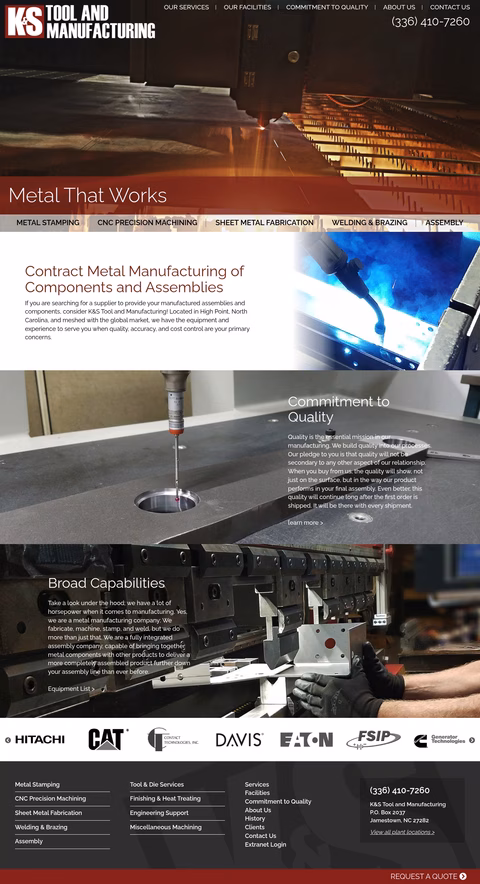 K-S-Tool-Manufacturing Homepage 1440px
