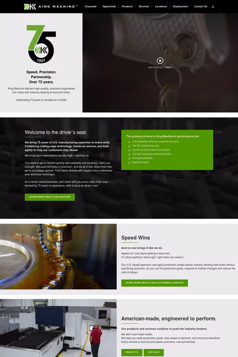 King-Machine-Molds Homepage 1440px