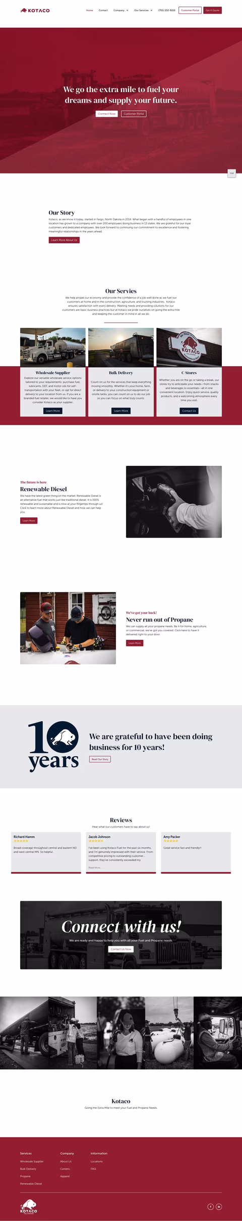 Kotaco-Fuels Homepage 1440px