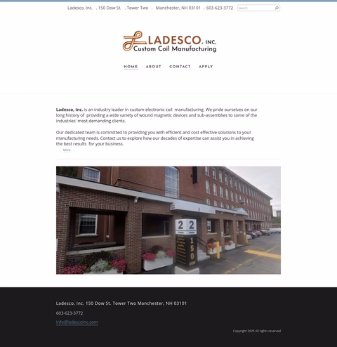 Ladesco-Inc Homepage 1440px