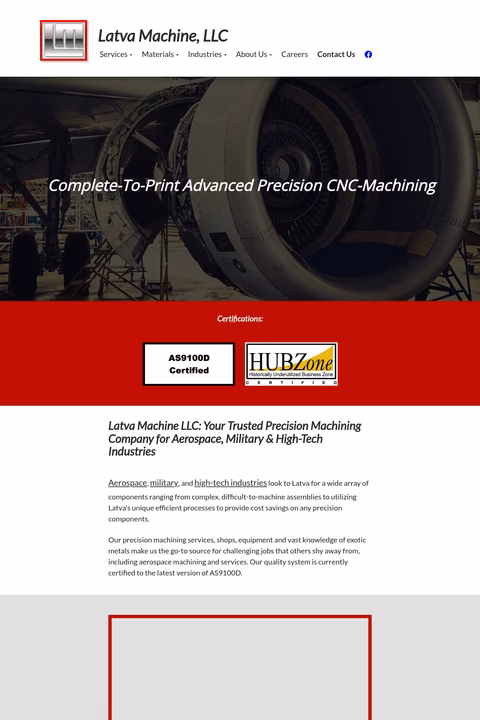 Latva-Machine Homepage 1440px