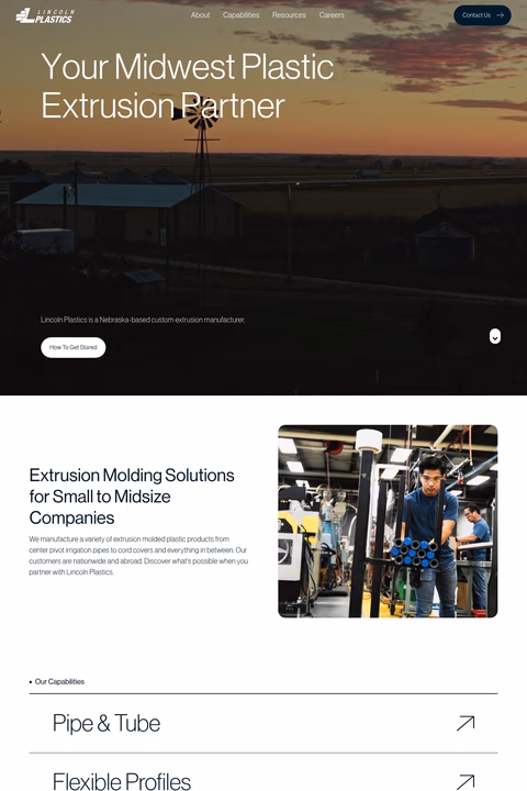 Lincoln-Plastics Homepage 1440px