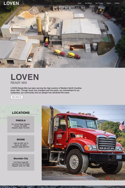 Loven-Ready-Mix Homepage 1440px