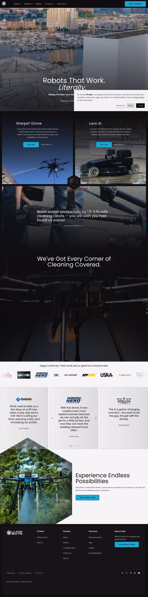Lucid-Bots-Drone-Technologies Homepage 1440px