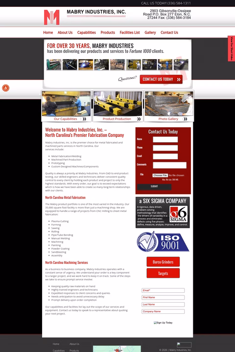 Mabry-Industries Homepage 1440px